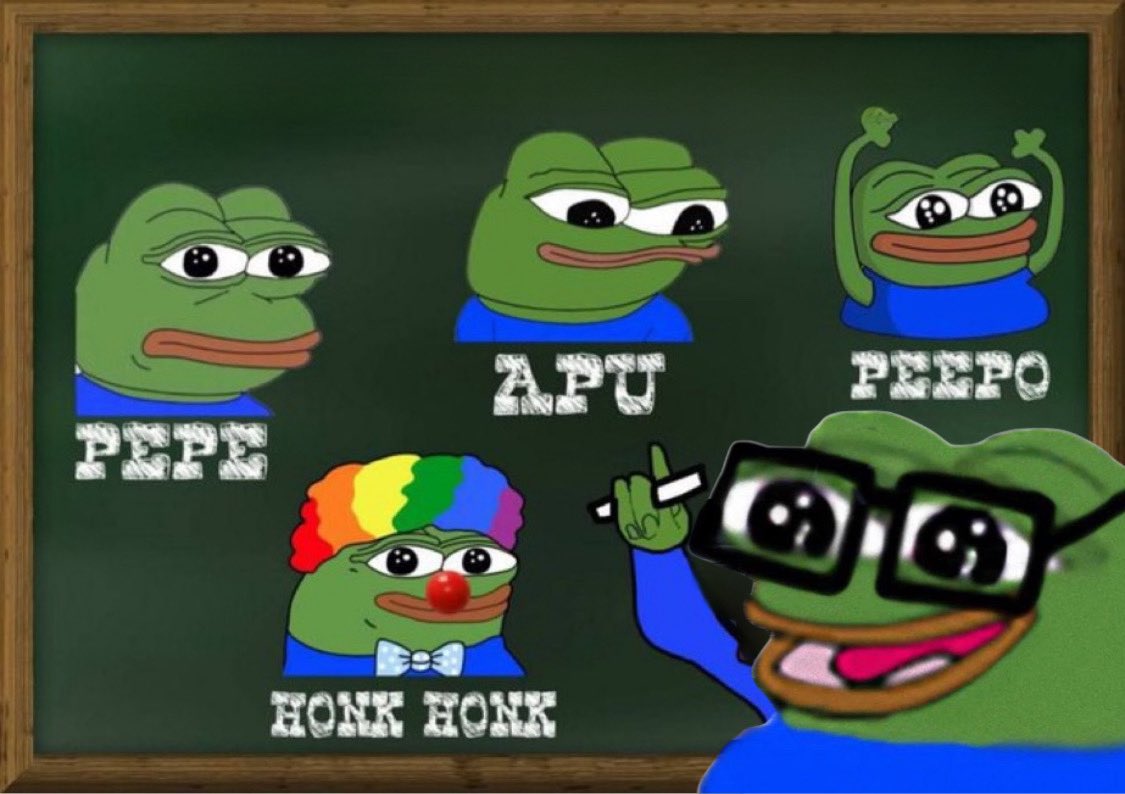 We really need to study frogs

$PEPE $PEPECOIN $APU $HONK $PEPO (Peepo)