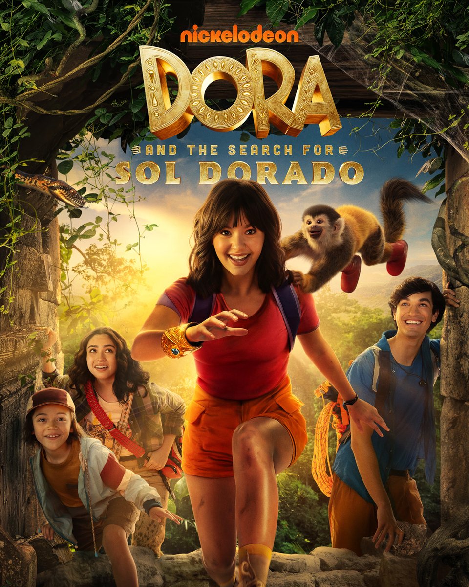 Dora trekked through the Amazon to find Sol Dorado, Diego brought the maps &amp; Boots brought the flair. #NoAnimalsWereHarmed™🗺️Our Certified Animal Safety Representatives were on site throughout filming to uphold our rigorous, science-based standards.

 📰 bit.ly/3CCET3f