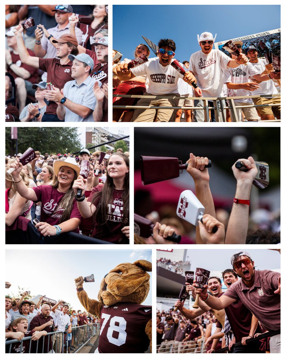 HailState's tweet image. 🗣️ 𝐁𝐔𝐋𝐋𝐃𝐎𝐆 𝐅𝐀𝐍𝐒
Vote the Cowbell the Best College Sports Tradition now until Aug. 18!
» hailst.at/4f18CSc
#HailState🐶