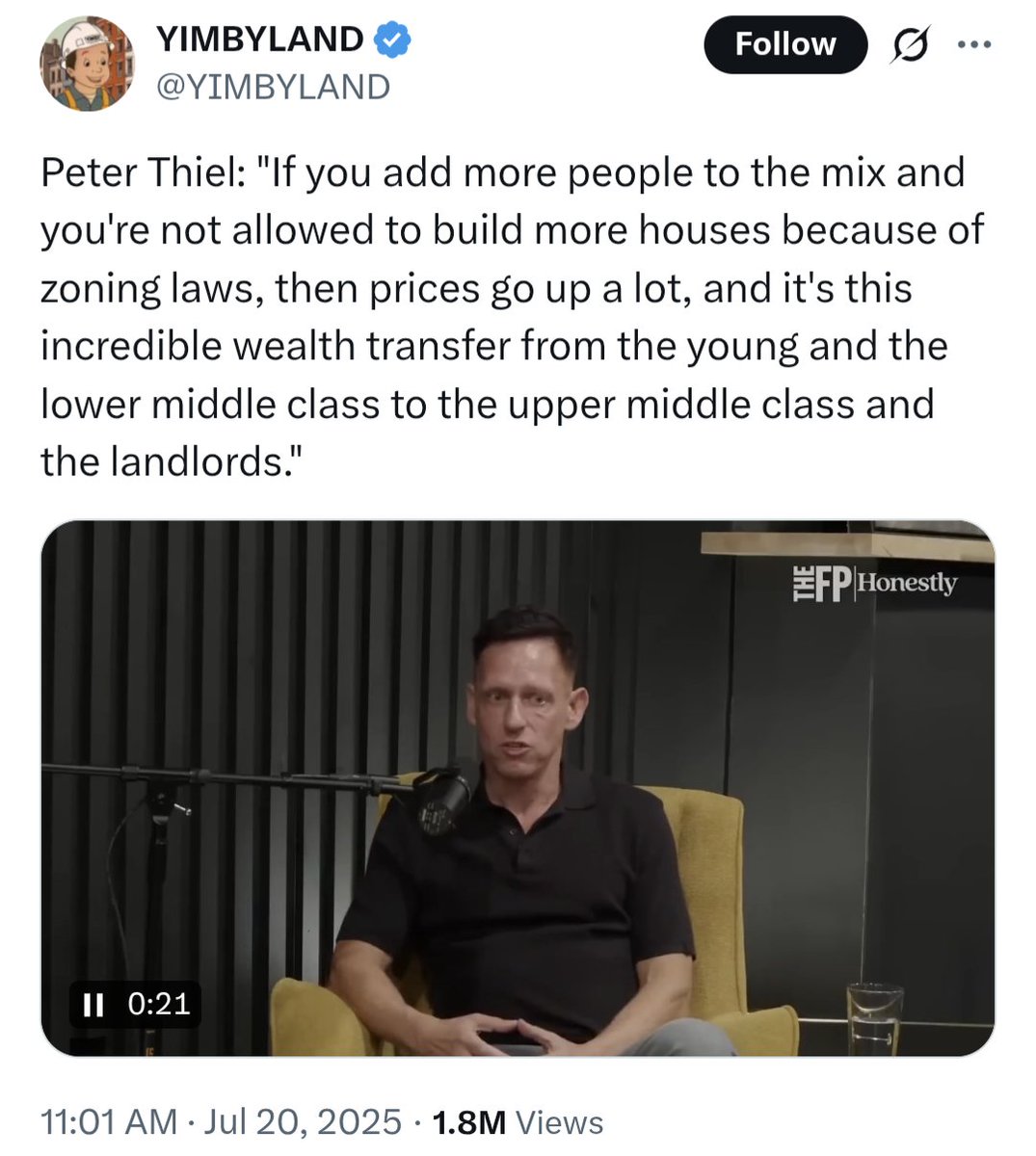 AsVacation's tweet image. The antichrist is a YIMBY? I would have said that's TOO on the nose!