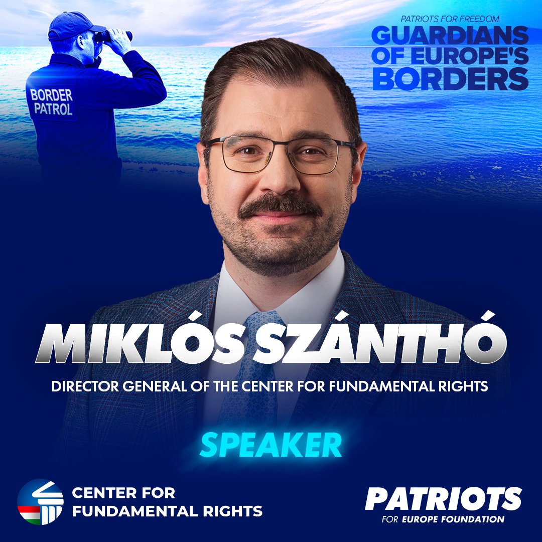 PfEFoundation's tweet image. LIVE
The “Guardians of Europe’s Borders” conference opens now in Rome
🎙️ Opening speeches by @MiklosSzantho, Director of @alapjogokert, and @SusannaCeccardi, MEP & Board Member of @PfEFoundation (@LegaSalvini ).
📍 Lawmakers, MEPs, academics and experts are gathered to address…