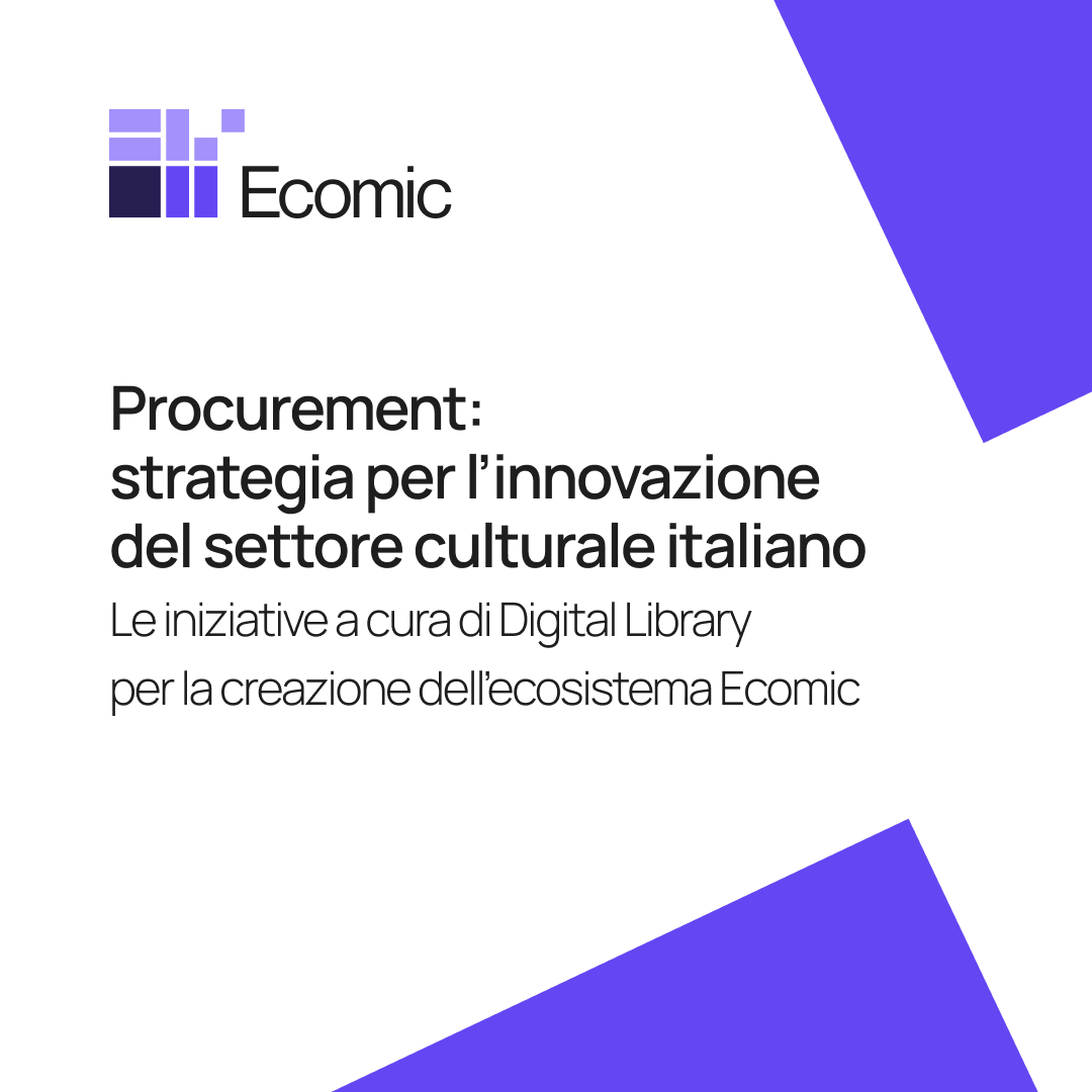 Il #procurement è al centro della strategia di Digital Library per trasformare i dati del patrimonio in soluzioni ad alto valore aggiunto e facilitare l’accesso alla cultura.
Scopri le iniziative attive: 
🔗linkedin.com/posts/ecomic_e…
#patrimonioculturaledigitale #innovazione #PNRR