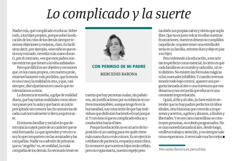 MerBaronaM's tweet image. Educar es tannnn complicado…