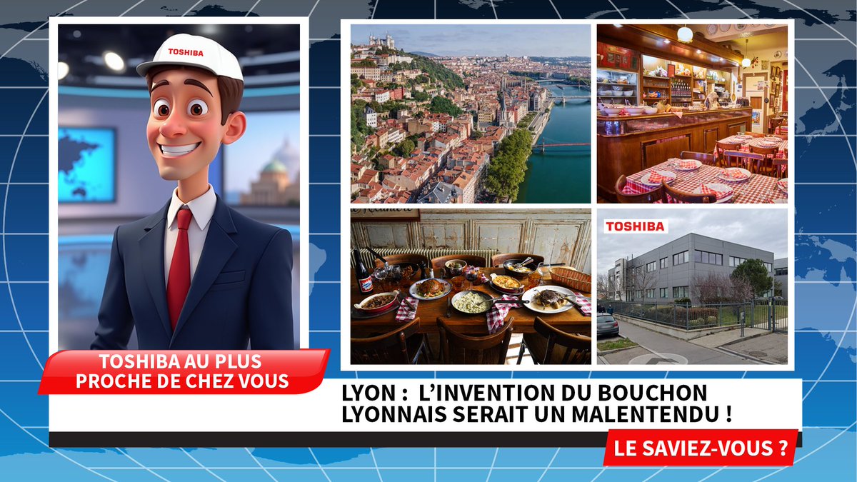 ☀️ #Toshiba au plus proche de chez vous

Autrefois, les aubergistes suspendaient une touffe de paille (appelée bouchon) au-dessus de leur porte pour signaler qu’on pouvait y boire un coup 🍷

Les voyageurs ont fini par appeler ces lieux des bouchons. Et l’histoire était lancée !
