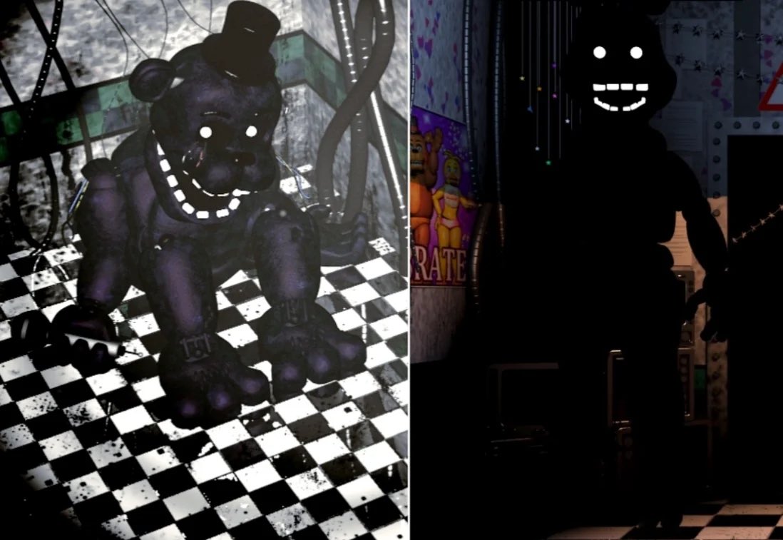 dskaboodles_'s tweet image. These characters are a testament to how dogshit FNAF’s writing is