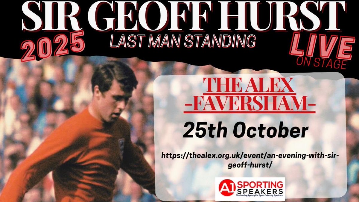 TheGeoffHurst's tweet image. FAVERSHAM ONSALE NOW. 25/10/25