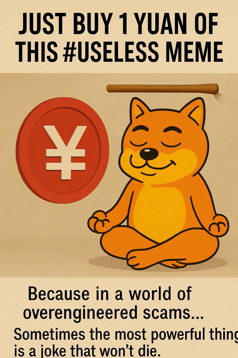 SOMETIMES 1 $YUAN AND A #USELESS MEME ON $BONK IS ALL YOU NEED. 

HIGHER! 

🧧🧧🧧🧧🧧