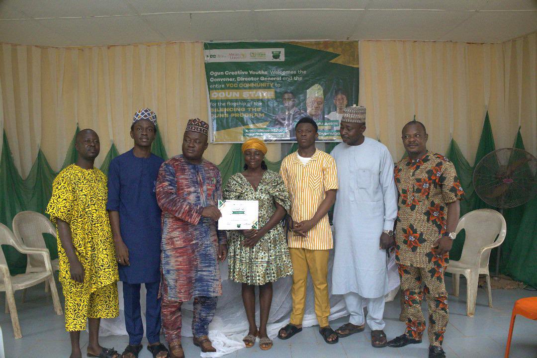 What an impactful 2-day training in Ogun State!🔥
Young creatives gained skills, mentorship &amp; hope for a violence-free future.
Thank you to all who showed up! 🫶
Next stop ➡️ LAGOS — Silencing the Guns just got louder! 🔥