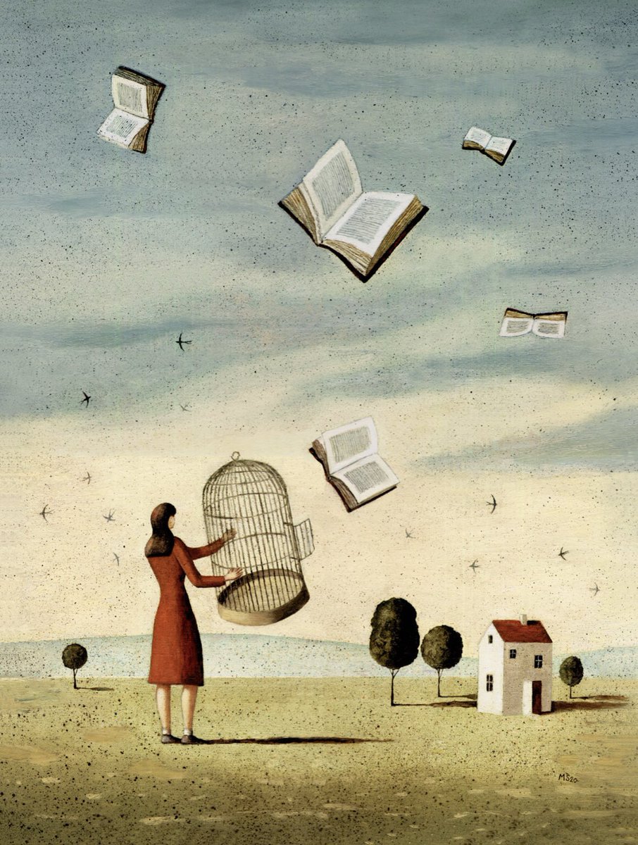 TitaniasRealm's tweet image. "Lock up your libraries if you like; but there is no gate, no lock, no bolt that you can set upon the freedom of my mind."
- Virginia Woolf
馃帹Mariusz Stawarski