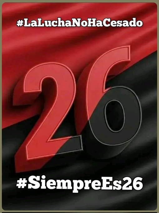 <a href="/DrRobertoMOjeda/">Dr. Roberto Morales Ojeda</a> <a href="/DiazCanelB/">Miguel Díaz-Canel Bermúdez</a> <a href="/PartidoPCC/">Partido Comunista de Cuba</a> <a href="/PresidenciaCuba/">Presidencia Cuba 🇨🇺</a> <a href="/IzquierdaUnida/">Izquierda Unida🔻🇵🇸</a> <a href="/DeZurdaTeam_/">DeZurdaTeam 📳</a> <a href="/MeyvisEstevezE/">Meyvis Estevez Echevarría</a> <a href="/cubacooperaven/">Brigada Médica Cubana en Venezuela</a> <a href="/GHNordelo5/">Gerardo Hdez. Nordelo</a> <a href="/unidad_central/">Unidad Central de Cooperación Médica</a> <a href="/cubadebatecu/">Cubadebate</a> La gesta del 26 de Julio no fue solo un asalto al cuartel—fue un asalto al futuro.
Aquellos jóvenes revolucionaron la historia con la certeza de que el pueblo vencería. 
Hoy reafirmamos que la lucha sigue y la victoria es nuestra convicción más profunda.
#LaLuchaNoHaCesado