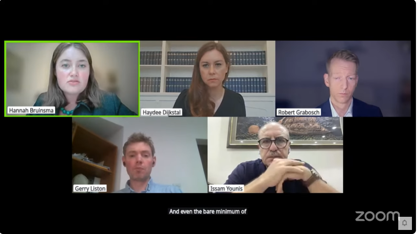 Law4Palestine's tweet image. 📹📷 Happening now | join our webinar titled “Breaking Impunity: Global Strategic Litigation and Accountability for Palestine”. With experts: @issam_younis, @dijkstal, @gerry_liston, Robert Grabosh & @BruinsmaHM.
📷Live here: youtube.com/live/oIiakfaCZ…
In partnership with…