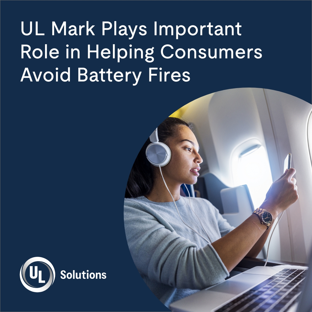 Malfunctioning #lithiumIon #batteries in personal devices can increase the risk of fires or explosions. UL Solutions services to evaluate, test, inspect and certify batteries can reduce this risk. Learn more: s.ul.com/4o6UV8v