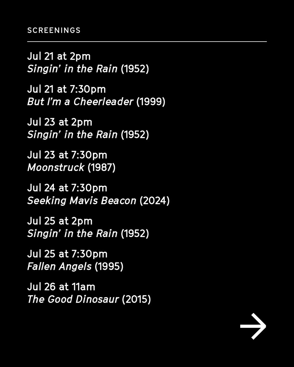 AcademyMuseum's tweet image. This week:
• See SINGIN’ IN THE RAIN, MOONSTRUCK, INDIANA JONES + MORE
• Practical effects convo w/ Shane P. Mahan + Kaitlyn Yang
• See all three AUSTIN POWERS films in one groovy triple feature, with director Jay Roach in person
🎟️ acadmu.se/MuseumPrograms