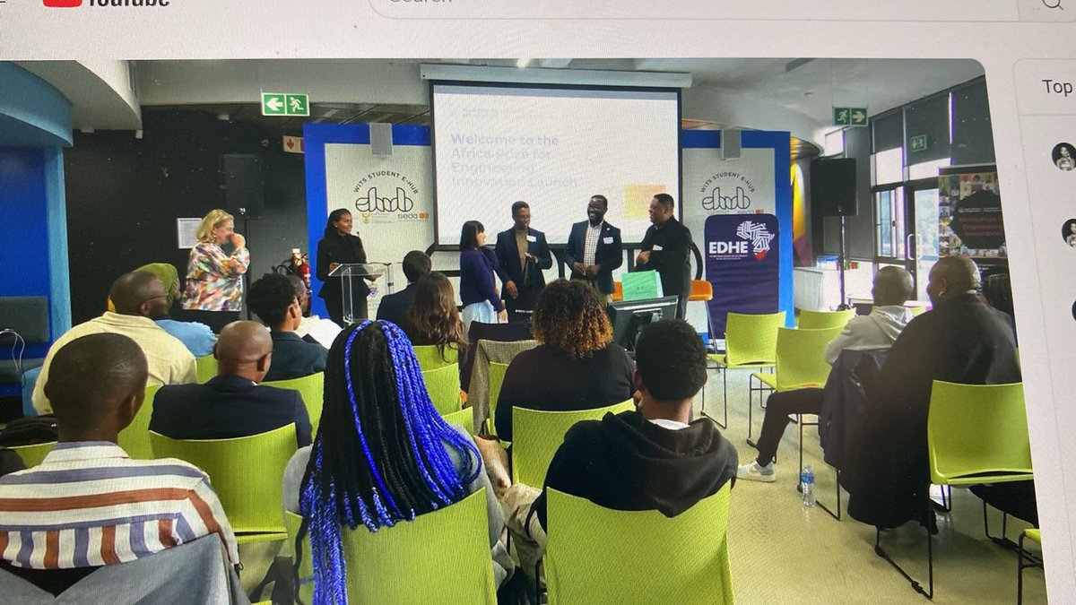 RAEngGlobal's tweet image. A great day with @USAf_ORG at @WitsUniversity, as we celebrate applications for the 2026 #AfricaPrize being officially open 🎉.
It's always inspiring to hear from Prize alumni how the eight months of bespoke training, and up to £50,000 in prize money, helped their business take…