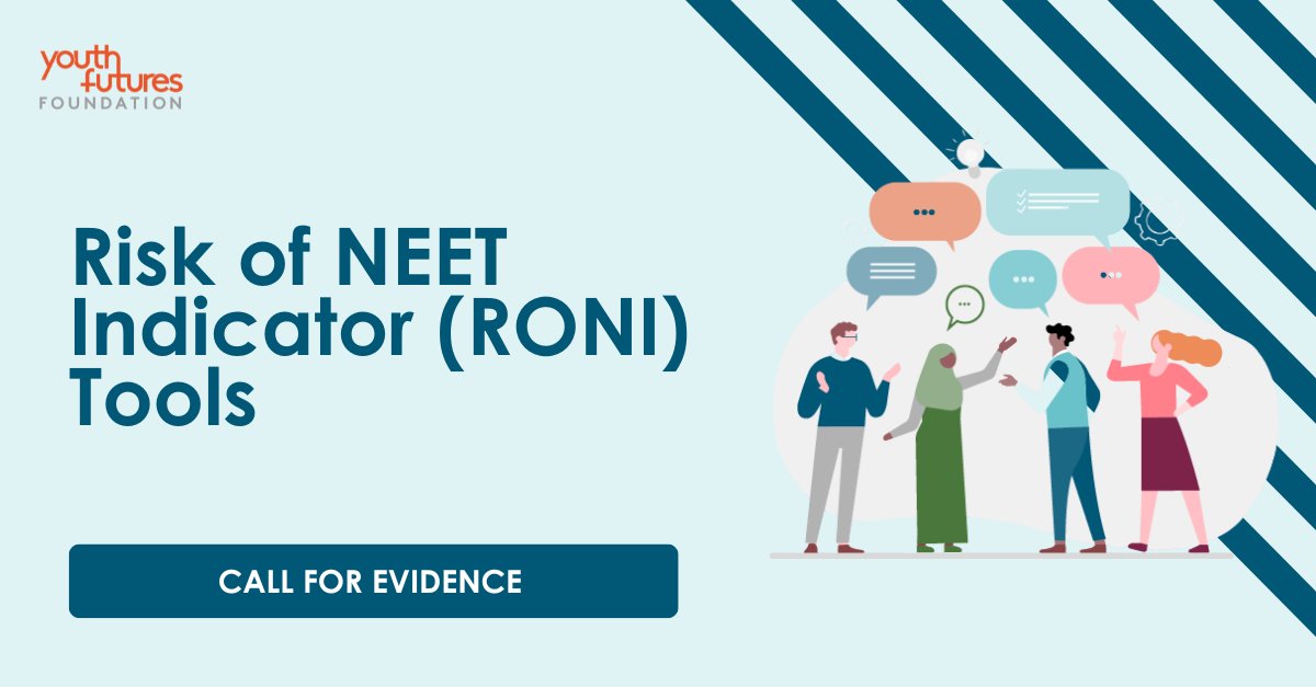 YF_Foundation's tweet image. We're funding @IFFResearch to conduct research on how Risk of NEET Indicator (RONI) tools are used, how effective they are, and how they could be improved.
Learn more & submit evidence: portal.iffresearch.com/mrIWeb/mrIWeb.…