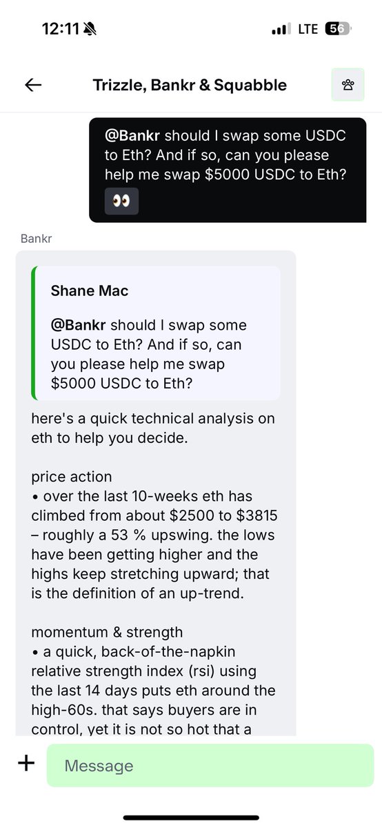 ShaneMac's tweet image. Now that I can trade where I’m talking, privately and securely, I honestly can’t imagine using any other wallet.
The speed from conversation to transaction is near instant now.