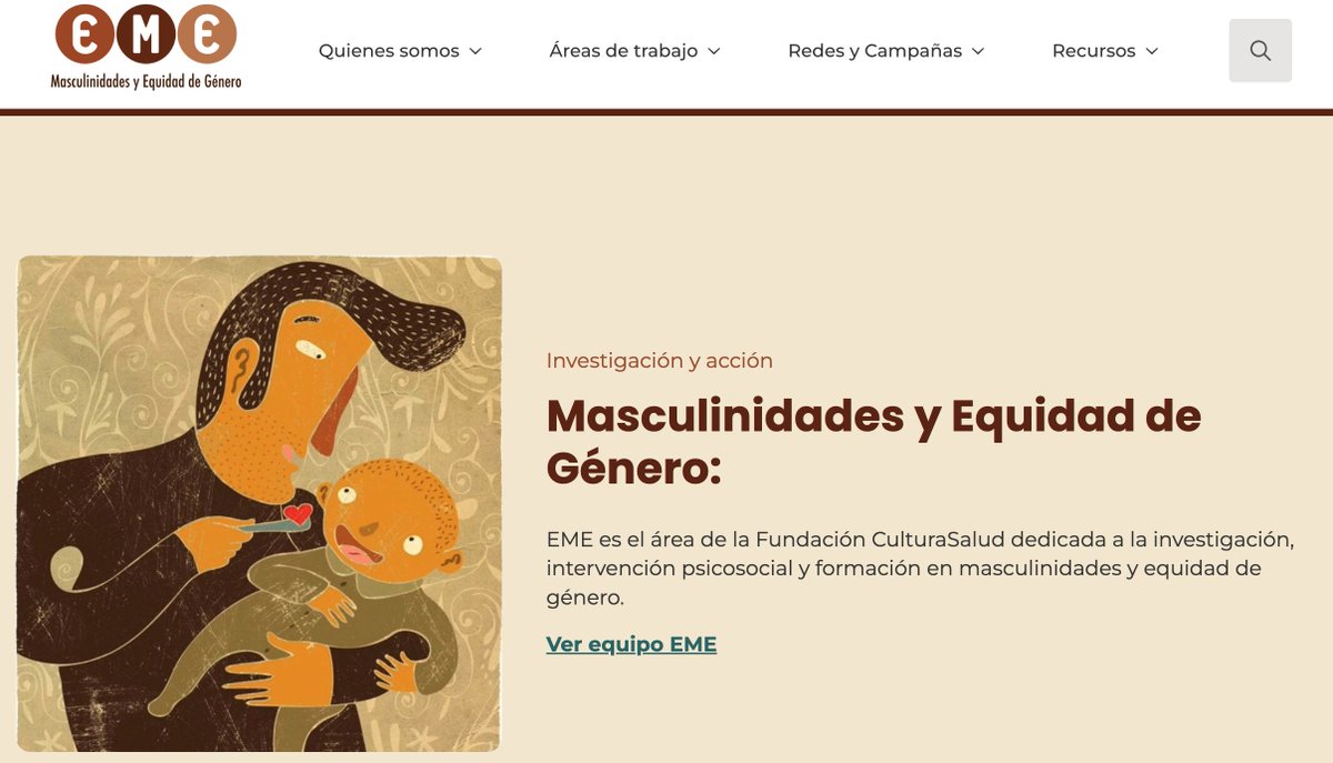 Les invitamos a visitar nuestro renovado sitio web de EME sobre masculinidades y equidad de género eme.cl