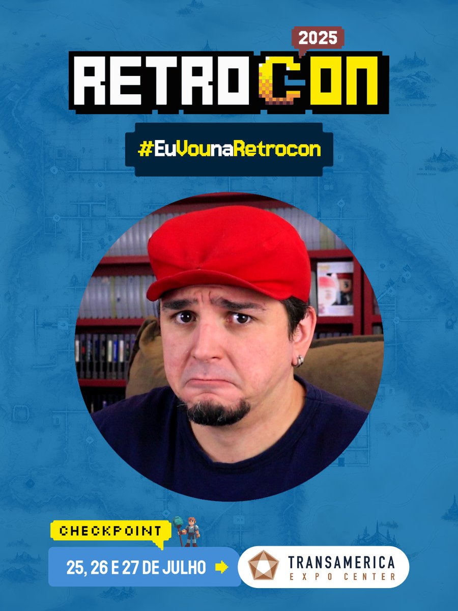 SrWilsonCCA's tweet image. RetroCon já está aí, e quero confirmar que irei nos 3 dias do evento graças ao pessoal que comprou ingresso com nosso cupom COLONIA10.
Vcs são demais! Nos encontraremos lá pra falar sobre jogo velho e tirar uma foto com as tralha que compraremos :D