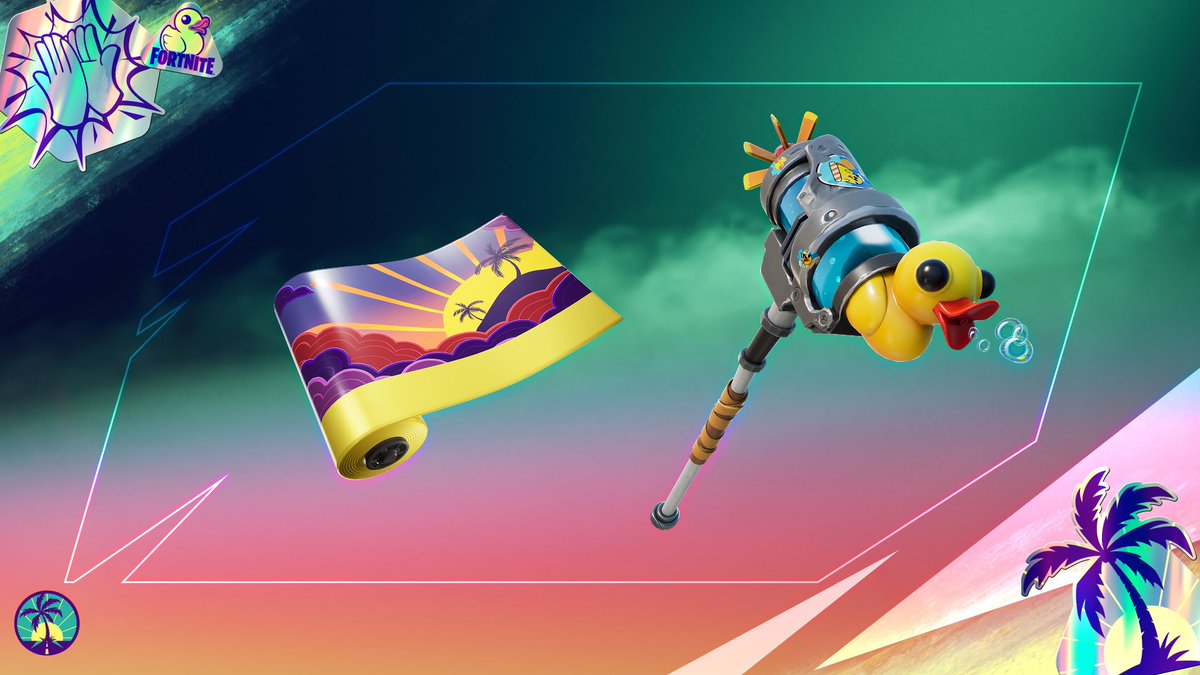HYPEX's tweet image. NEW FREE REWARDS STARTING TOMORROW:
• 3x Sprays
• 1x Emoticon, 1 Banner
• 1x Wrap & 1x Pickaxe
• Chevrolet Corvette ZR1 Bundle
• “The Zephyr Song” Jam Track (Red Hot Chili Peppers)