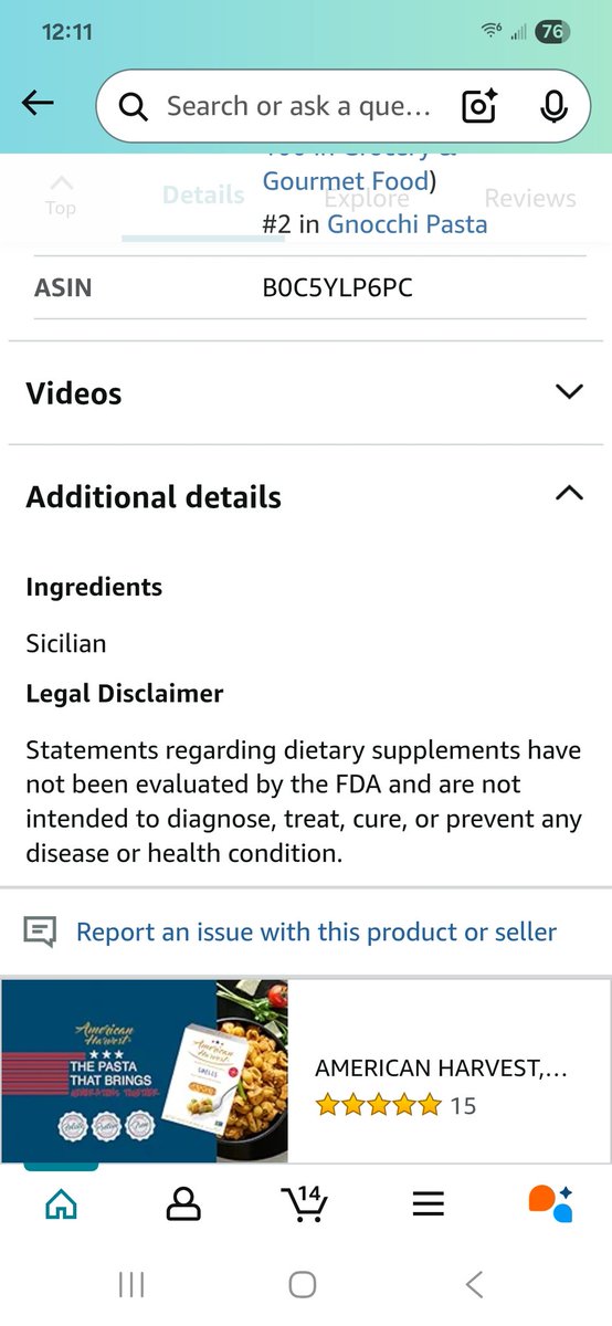 MystagogicalB's tweet image. Ingredients list here is quite something.