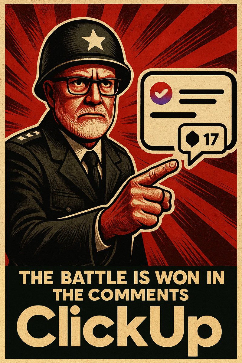 Clickup is the key to situational awareness.