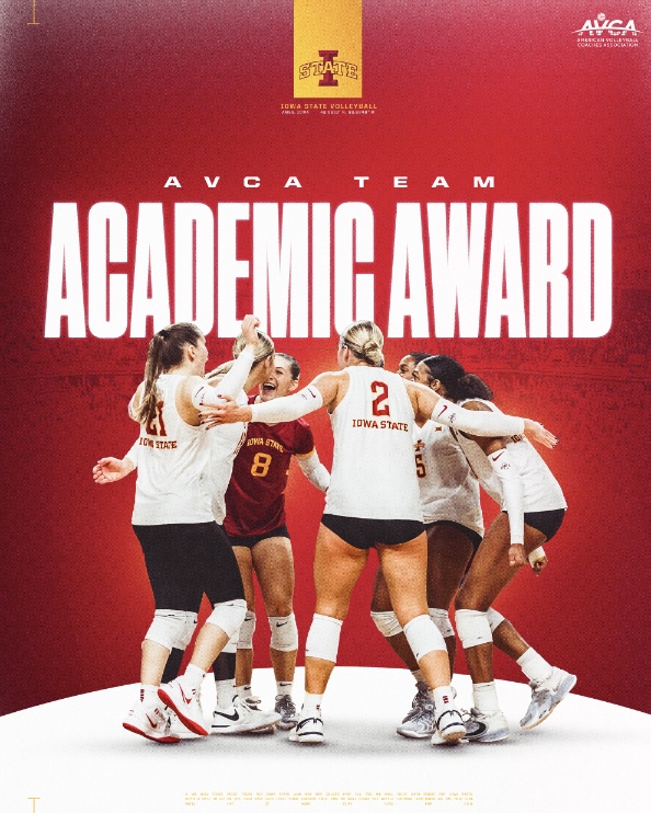 CycloneVB's tweet image. Sixth year in a row.
✔️AVCA Team Academic Award
tinyurl.com/25dwh5r4