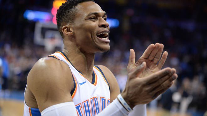 SleeperThunder's tweet image. With Damian Lillard heading back to Portland and Chris Paul going back to the Clippers, it raises the question:
What do you think the chances are that the Thunder brings back Russell Westbrook to OKC before he retires?
#ThunderUp