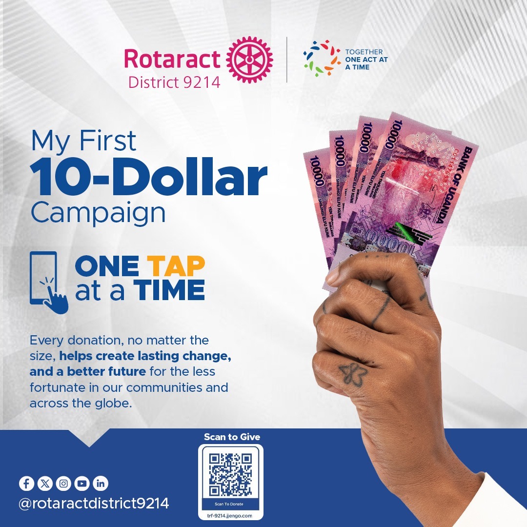 RotaractD9214's tweet image. 💸 Your first $10 can spark a world of change!
Join the “My First 10-Dollar Campaign” and be part of a movement that’s transforming lives, One Tap at a Time.
No amount is too small when the mission is big.
📲 Scan. Tap. Give.
#UniteForFood
#10DollarCampaign
#OneTapAtATime