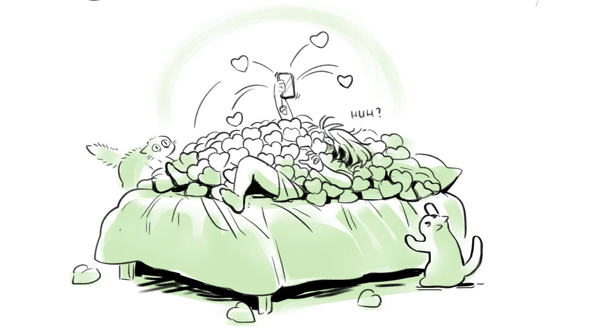 Mossy_Pencil's tweet image. When I thought a little over 700 was a lot. So much love..I’m not used to this! 💖While I do have a day job, Deltarune ignited a fire within me that tackled my long term burnout so know a lot of my work in the future will be related to that until another interest pops in again!