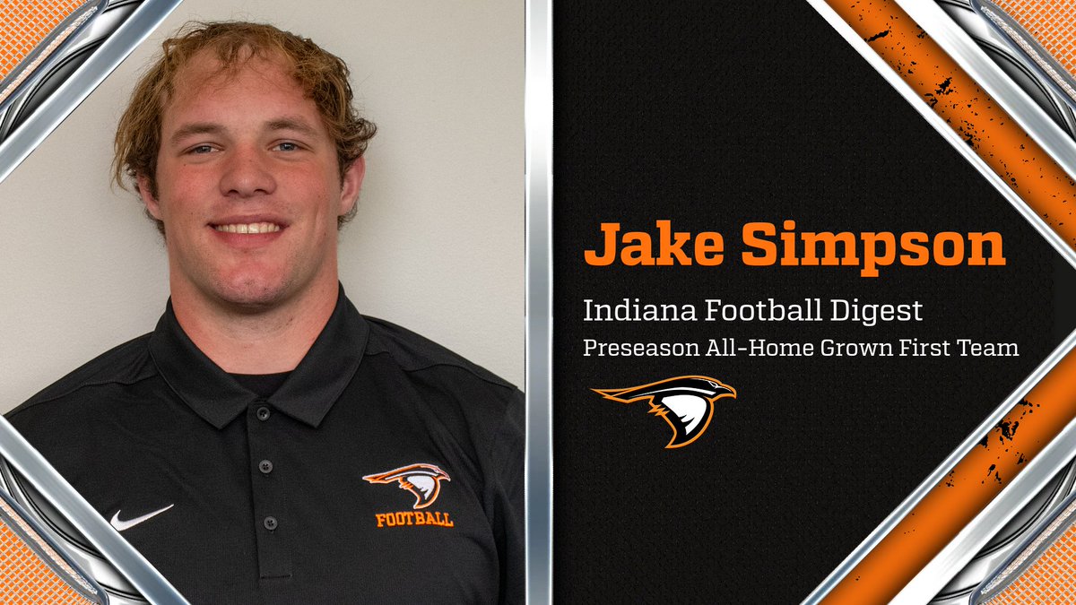 Congrats to <a href="/AUFootball__/">Anderson University Football</a>'s Jake Simpson on being selected to the Indiana Football Digest Preseason All-Home Grown First Team! #SoarRavensSoar #GBGR #TheRavenWay