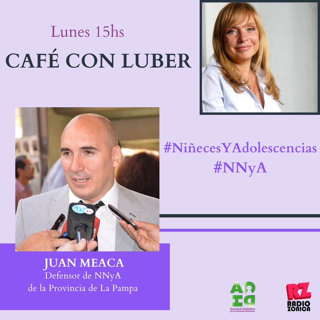 Lubertino's tweet photo. 🌍 Hoy 15hs #CafeconLuber entrevista a:
#DefensoriasNNyA
☕ Juan Cruz Giménez (Santa Fe) 
☕ Leandro Drube (Santiago del Estero)
☕ Juan Meaca (La Pampa) 
☕Rossana Franco (Misiones) 
https://t.co/61lAgRH9eh @RADIOZONICA https://t.co/lcsxEbxoRl