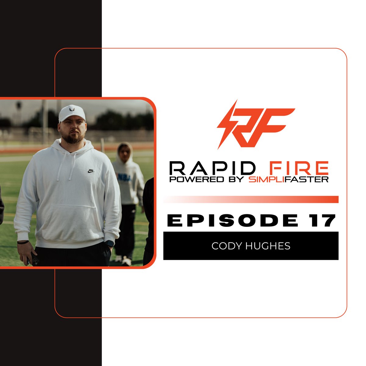 SimpliFaster's tweet image. We're back with another episode of #RapidFire with host @JustinOchoa317. This week, we bring on @clh_strength to talk athletic development from youth the pro! Cody discusses important topics like youth training principles, tech implantation, common training mistakes (and…