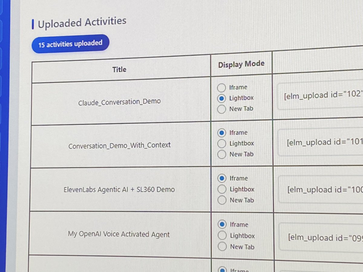 We're working on the finishing touches to our next version release of the eLearning Magic Toolkit plugin for <a href="/WordPress/">WordPress</a> - which includes new display modes for your <a href="/Articulate/">Articulate</a> Storyline 360 content, and for the first time.. <a href="/AnthropicAI/">Anthropic</a> Claude integration for Storyline! 🚀#AI