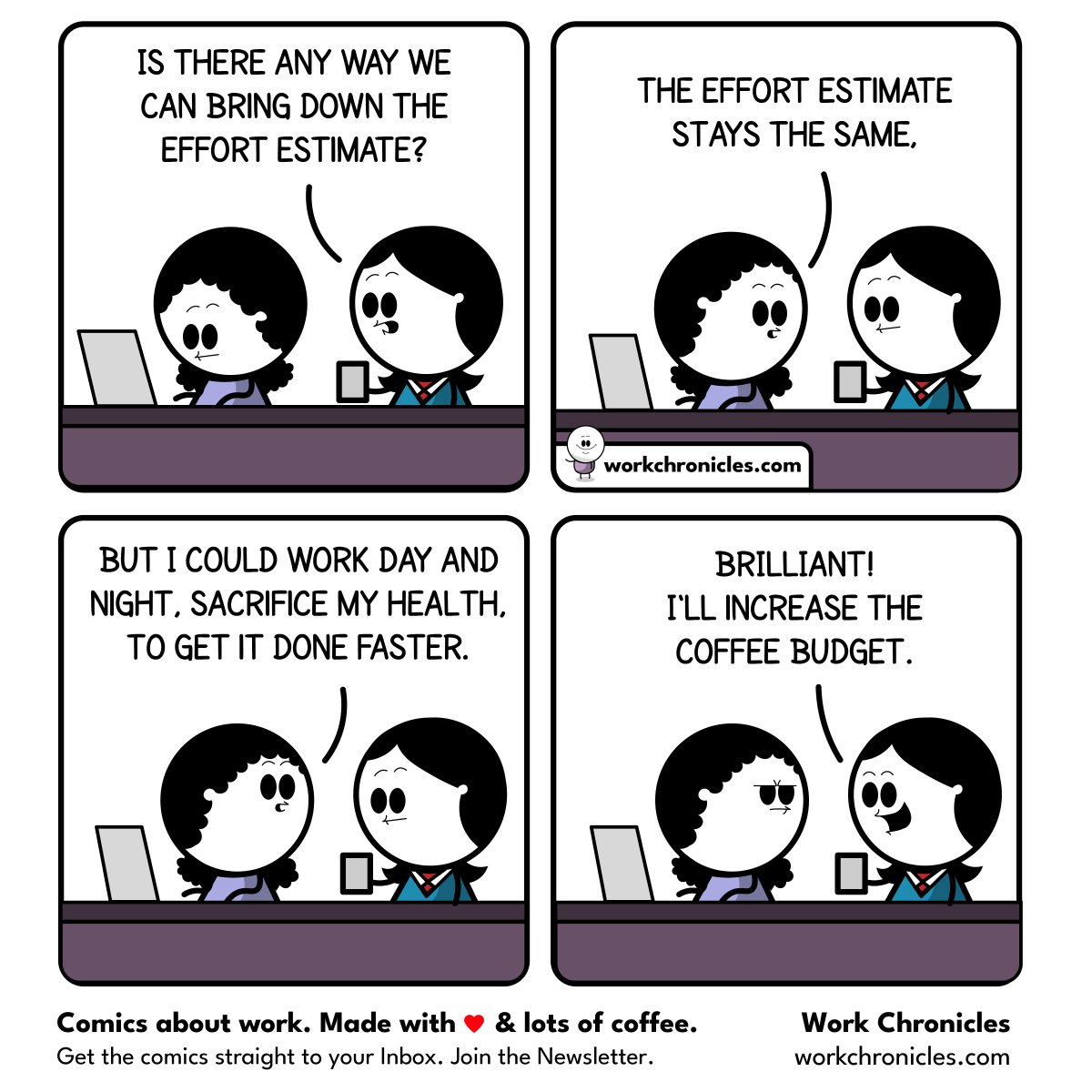 _workchronicles's tweet image. (comic) Meet the deadline