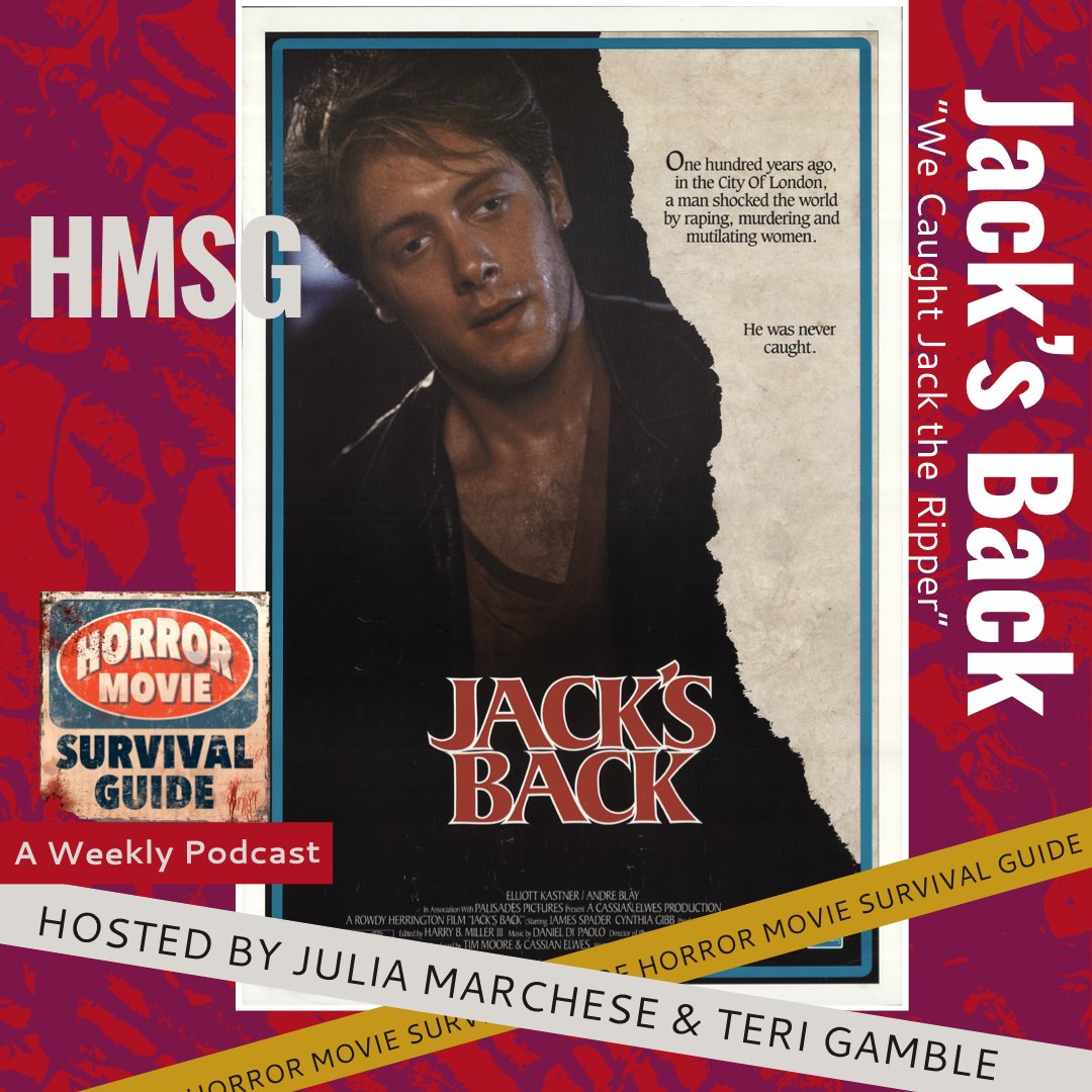 WeRIntoSurvival's tweet image. James Spader & James Spader star in JACK'S BACK (1988)!
Spader dazzles in this film playing twin brothers tangled in a Jack the Ripper copy-cat murder spree on the 100th anniversary of the original crimes.
Have you seen this film? What did YOU think?
buzzsprout.com/104713/episode…