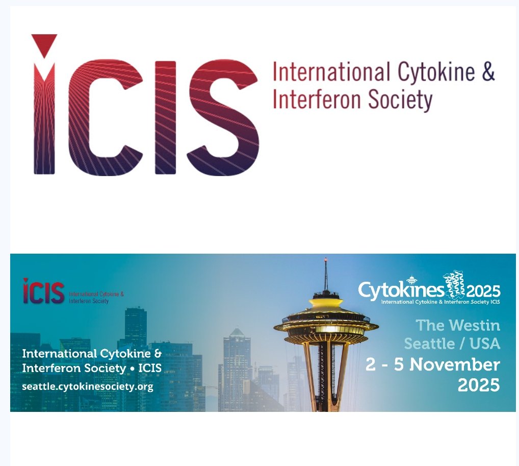 📣 Early Bird Registration for Cytokines 2025 closes soon!

👉 Join Cytokines 2025, November 2-5 in Seattle 🇺🇸

🔗 Register by July 25:
seattle.cytokinesociety.org/registration/?…

🎯 Top speakers &amp; 2 Nobel Laureates!

#Cytokines2025 #Immunology #yEFIS