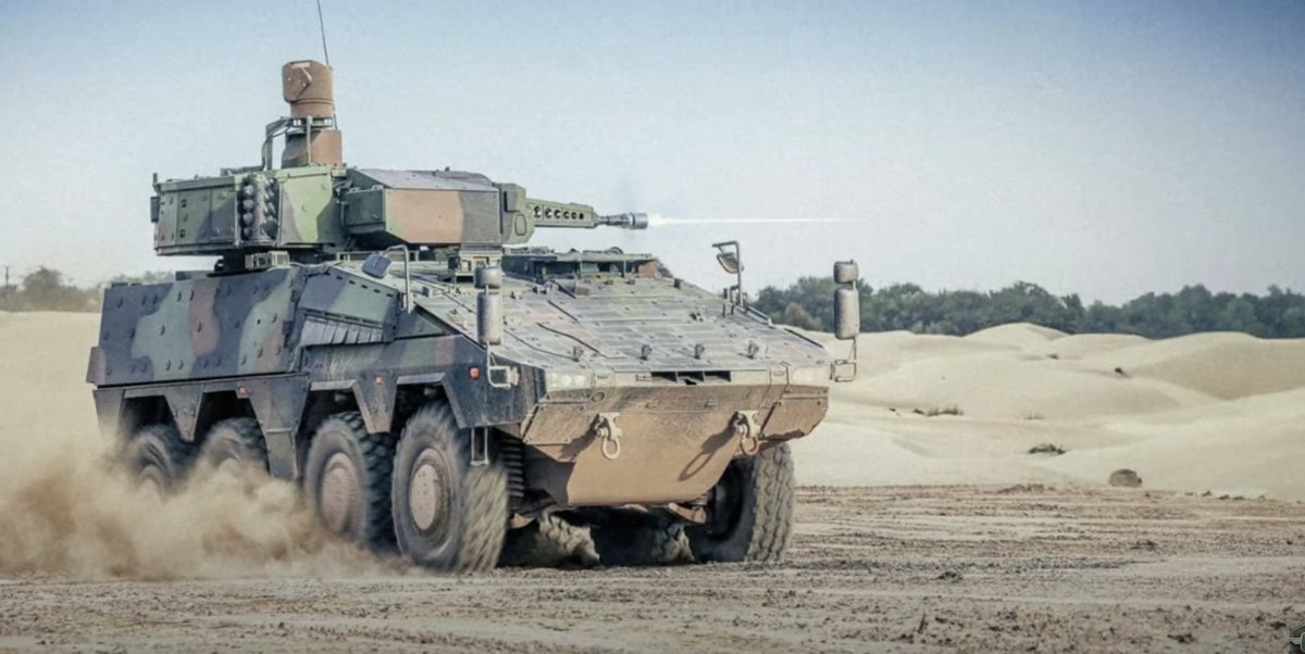 nicholadrummond's tweet image. The Boxer RCT30 IFV / CFV previews an important new trend. Its 30 mm cannon can be used to engage both aerial and ground targets - thanks to programmable airburst ammunition. In an era of drone proliferation the ability to perform dual roles is non-negotiable.