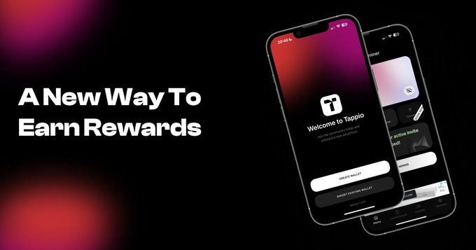 P_JUBA_II's tweet photo. 🚀 Tappio Airdrop Guide: Start Mining TAPP Coins!

@TappioApp is a mobile Web3 mining app where users earn free TAPP tokens daily by tapping once. 40% of the total supply (40M TAPP) is allocated for a confirmed airdrop.
Currently available on Android, with iOS coming soon.

#KAITO #KaitoAI