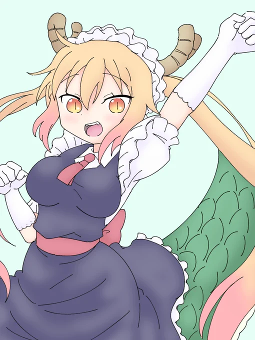 トール『小林さんちのメイドラゴン』 #イラスト #小林さんちのメイドラゴン