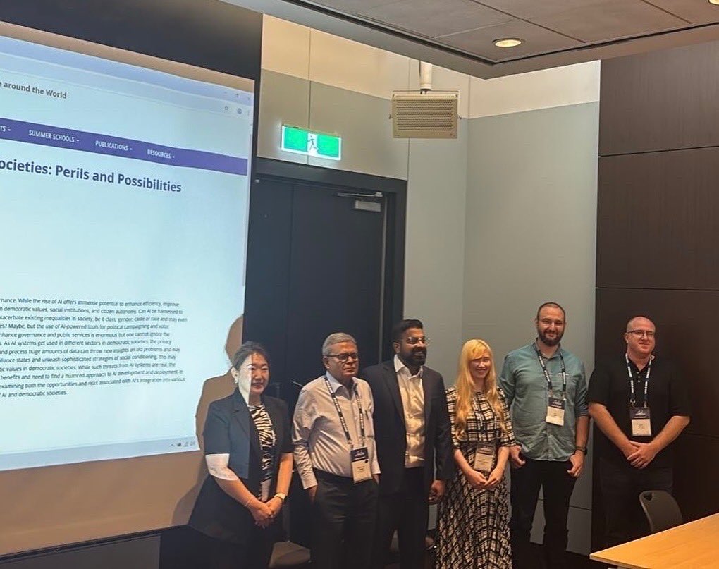 Last week, CSOH participated in the 28th International Political Science Association (IPSA) World Congress in Seoul, South Korea. 

Our Head of Strategic Initiatives, Pravin Prakash, spoke at the session “Artificial Intelligence and Democratic Societies: Perils and