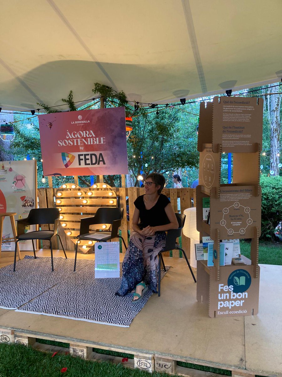 EcoEdició (@ecoedicio_cat) on Twitter photo 🗣️Què ens inspira a avançar cap a la sostenibilitat?
L'#ecoedició és una proposta concreta del sector editorial. Ens permet fer visibles impactes ambientals allà on no es veuen: com en la compra d'un llibre.
Gràcies, <a href="/LaSerenalla/">LaSerenalla</a>, per haver-nos convidat a reflexionar plegades! 🗣️Què ens inspira a avançar cap a la sostenibilitat?
L'#ecoedició és una proposta concreta del sector editorial. Ens permet fer visibles impactes ambientals allà on no es veuen: com en la compra d'un llibre.
Gràcies, <a href="/LaSerenalla/">LaSerenalla</a>, per haver-nos convidat a reflexionar plegades!