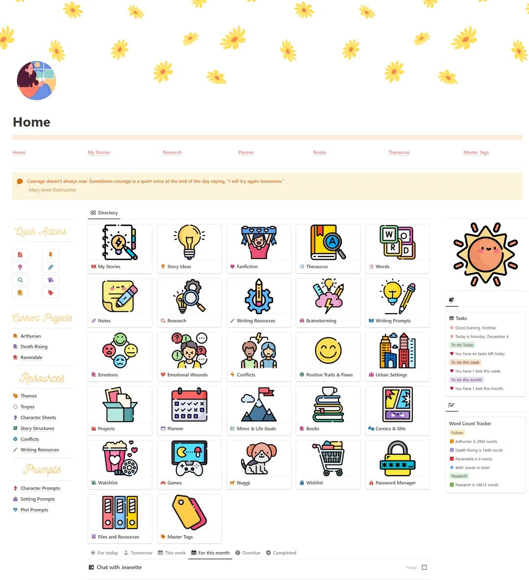 notionvibes's tweet image. your new favorite Notion homepage.
Minimal, calm, and built for focus.
Tag someone who needs this vibe.... 😇
#Notion
#NotionSetup
#NotionAesthetic