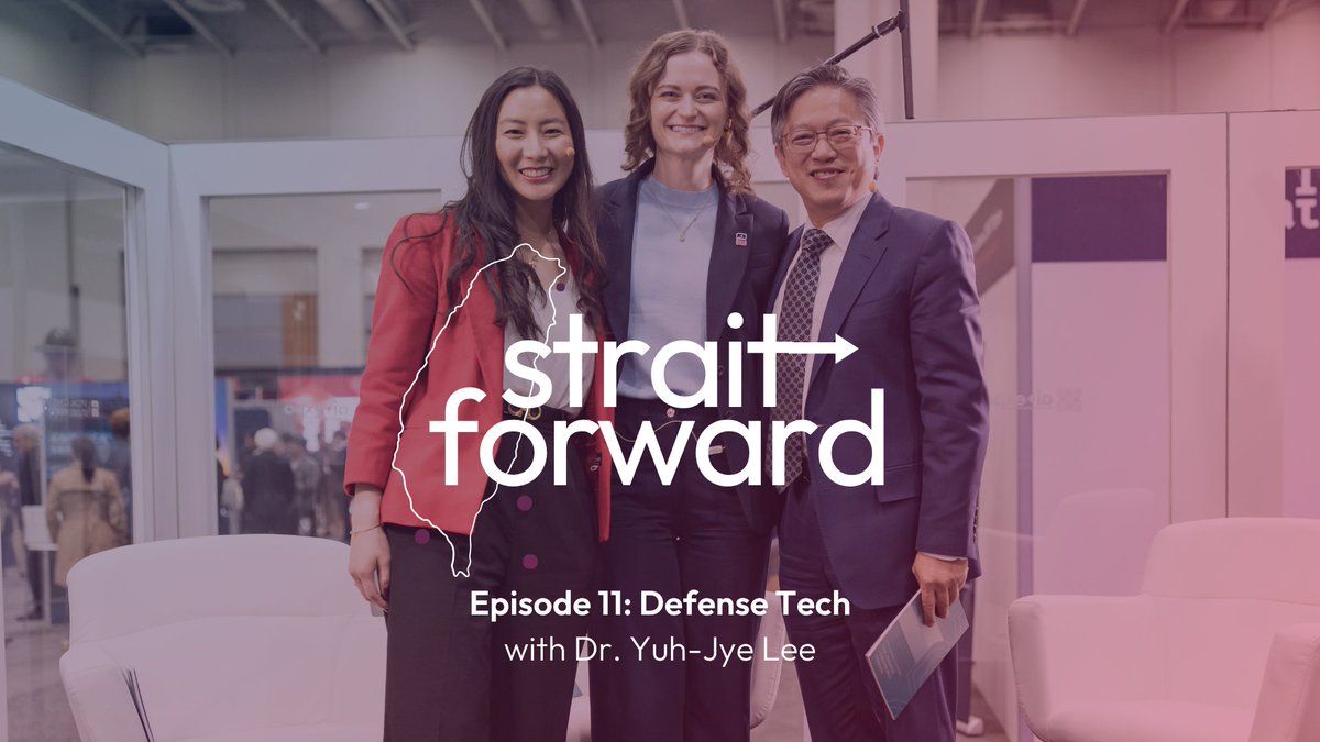 scsp_ai's tweet image. On today’s episode of #StraitForward, recorded at the #SCSPAIExpo25, hosts Channing Lee and Libby Lange are joined by Dr. Yuh-Jye Lee, Senior Advisor at Taiwan's National Security Council. With a background in artificial intelligence, cybersecurity, and applied mathematics, Dr.…