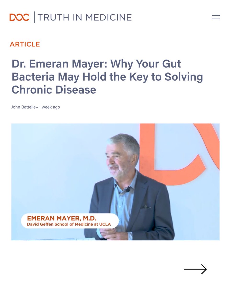 EmeranMayerMD's tweet image. The current, chronic, non-contagious disease epidemic has unfolded over the past 75 years, with the gut microbiome playing a central role.
Although our microbes are good at quickly adapting to lifestyle changes, human biology evolves over a much longer span creating a major…