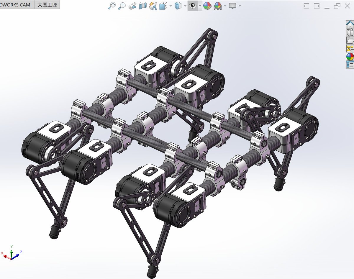 The second version of the drawings has been basically finalized, and next, we will start testing the stability of the mechanism connections.