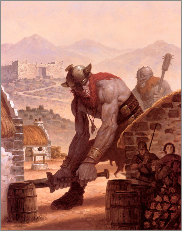 DungeonNoir's tweet photo. Against the Giants by Brom https://t.co/Af0IEF7Dsf