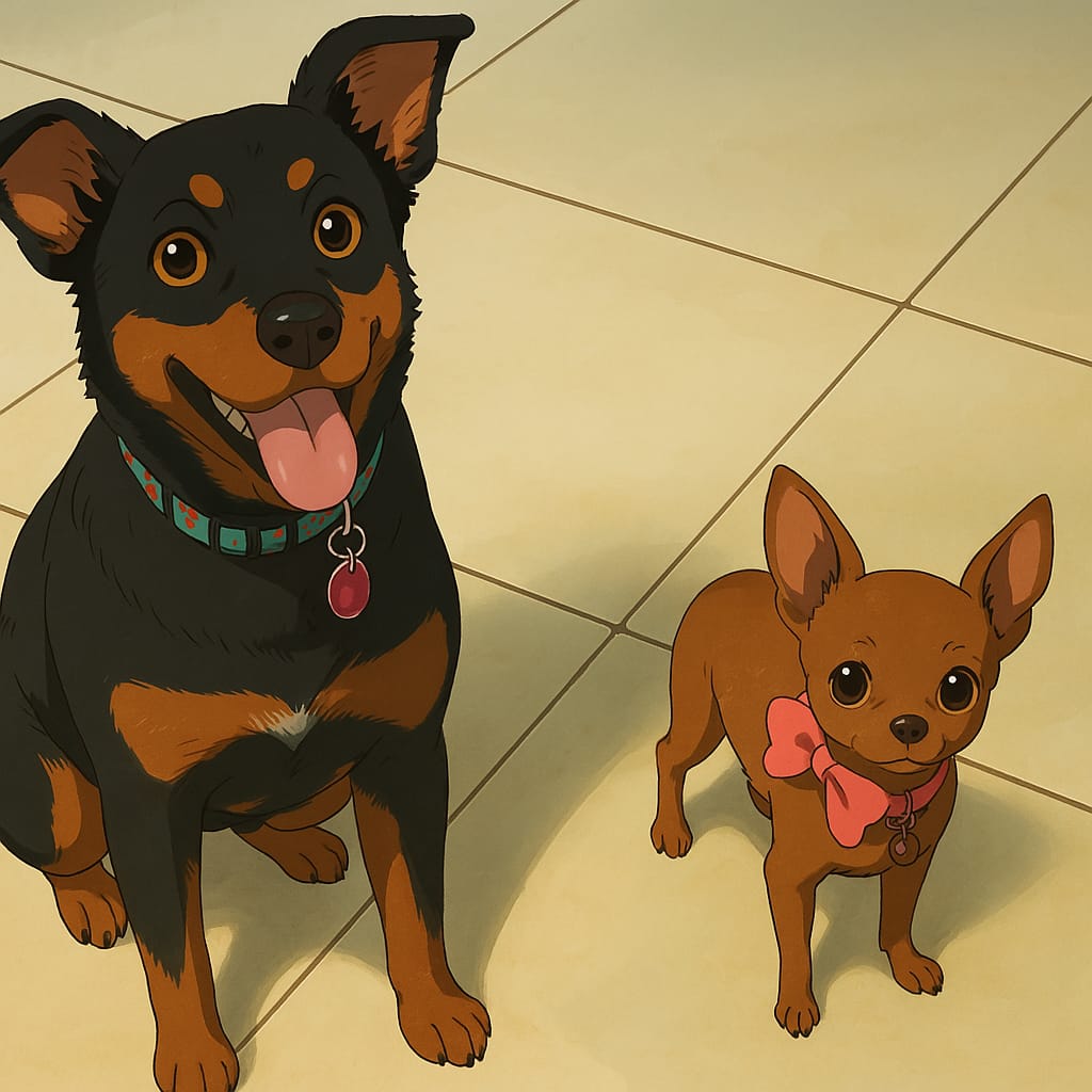 Feliz día a los peludos de la casa <a href="/archiefirulais/">Archie Firulais</a> y Luna