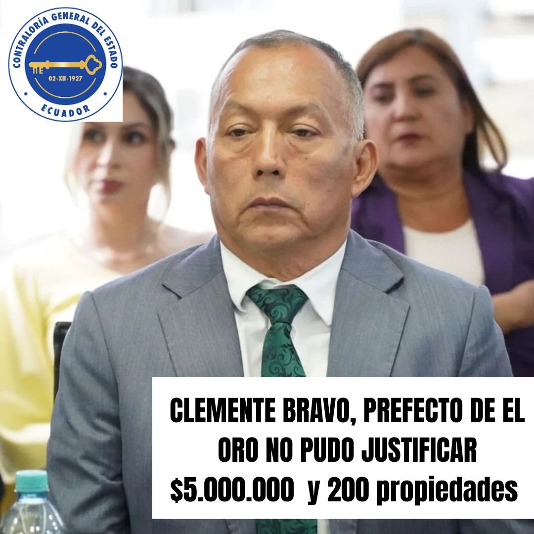runariasokuu's tweet photo. Primer acto: daniel salcedo se hospeda en la casa del prefecto de El Oro. Clemente bravo. 

Segundo acto: Allanan el departamento del Hijo del Prefecto de El Oro metido en narcotrafico 

Tercer acto: Tiene 5 millones  y 200 terrenos sin justificar. 

Si el río suena… https://t.co/P2m4z9g3z2