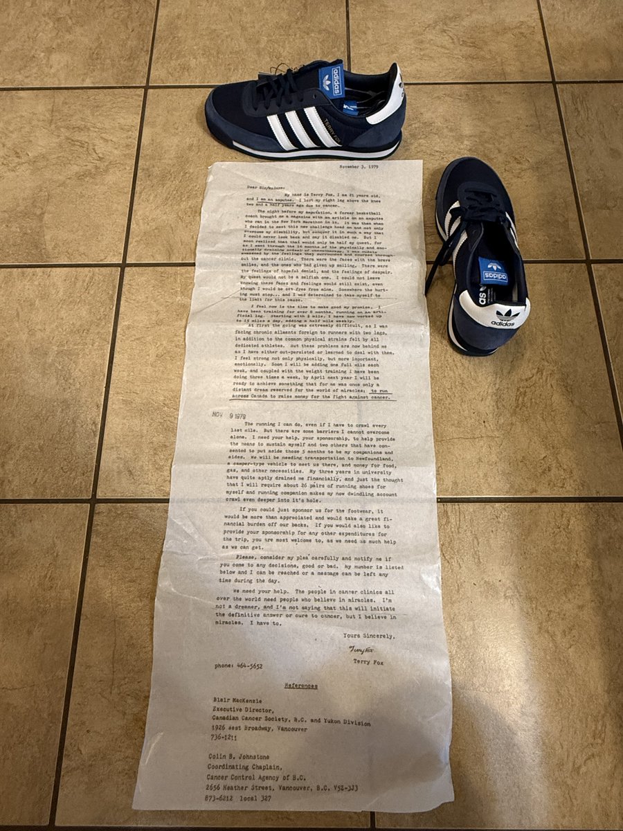 KimGCMoody's tweet image. One of my childhood heroes was Terry Fox. Most Canadians hopefully know who he is but for those that do not, below is his story from @TerryFoxCanada:
“Eighteen-year-old Terry Fox of Port Coquitlam, BC never saw himself as remarkable. Granted, he displayed an unusual…