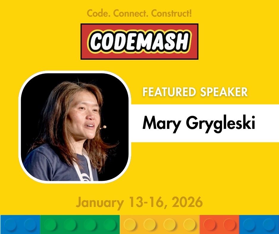 codemash (@codemash) on Twitter photo Meet the Masterbuilder: <a href="/mgrygles/">Mary Grygleski</a> ๐ค
Join Mary at CodeMash 2026 to explore ๐ฅ new topics like:
๐ค AI Agents
๐ Data Engineering / Streaming
โ๏ธ Event-Driven Architecture
๐ฃ๏ธ Call for speakers opens August 15th!
๐ Learn more at codemash.org
#WomenInTech #AI Meet the Masterbuilder: <a href="/mgrygles/">Mary Grygleski</a> ๐ค
Join Mary at CodeMash 2026 to explore ๐ฅ new topics like:
๐ค AI Agents
๐ Data Engineering / Streaming
โ๏ธ Event-Driven Architecture
๐ฃ๏ธ Call for speakers opens August 15th!
๐ Learn more at codemash.org
#WomenInTech #AI